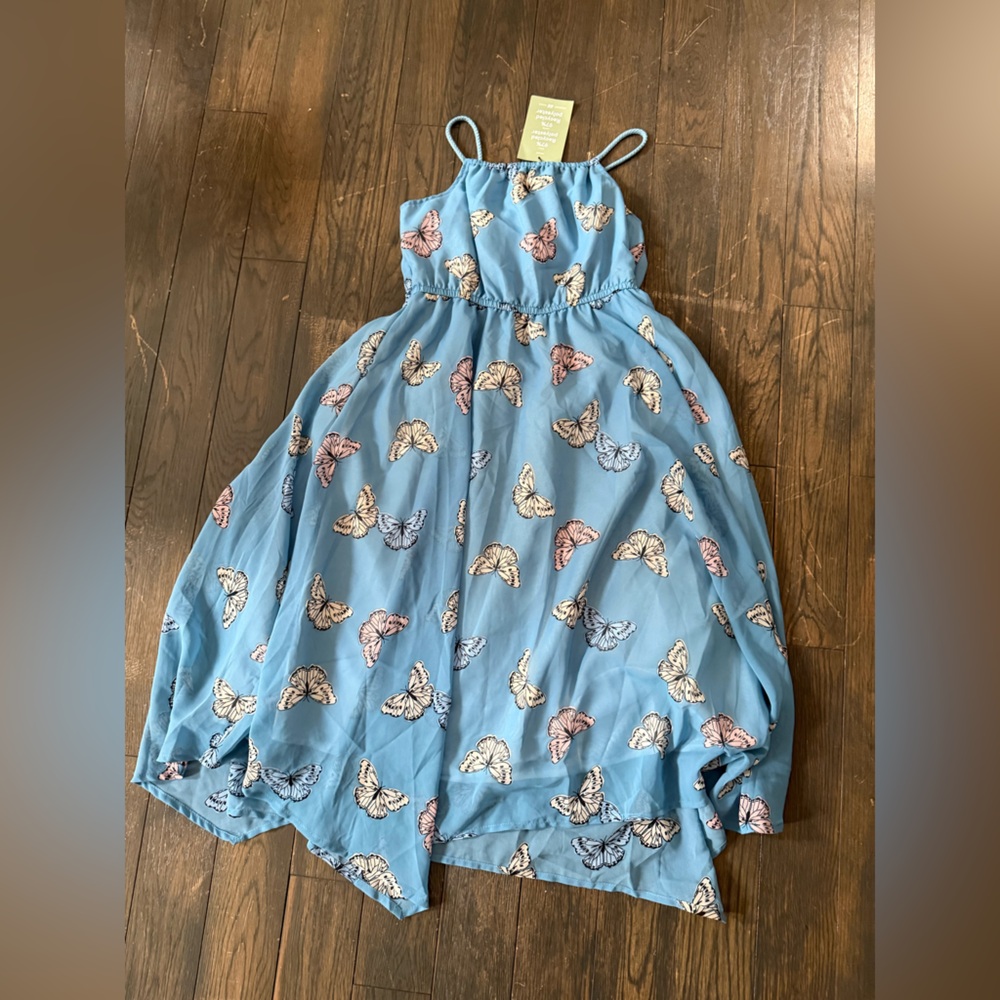 H&m girls butterfly dress US10